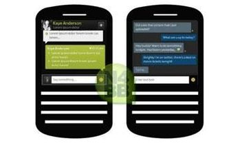Site vaza imagens do novo BlackBerry 10 rodando mensageiro da empresa