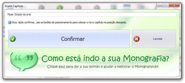 Adicionando mais capítulos