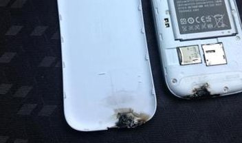 Galaxy S3 que explodiu tinha sido colocado no micro-ondas