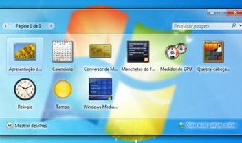 Segurança: Microsoft não recomenda o uso de gadgets na Área de trabalho do Windows