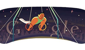 Doodle das Olimpíadas apresenta mais um esporte: ginástica com argolas