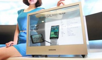 Novos displays transparentes da Samsung podem transformar o mundo da propaganda