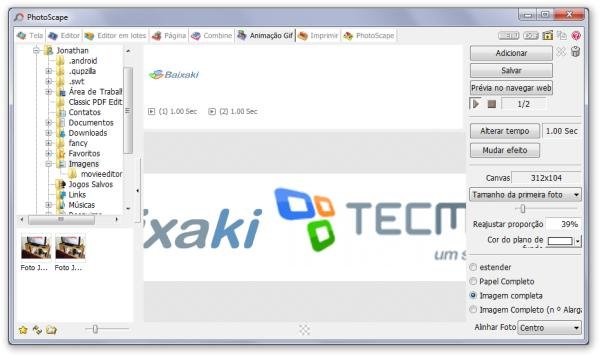 Como fazer “Gif Animado” com fotos no PhotoScape