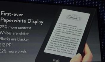 Amazon anuncia Kindle Paperwhite, seu leitor digital com tela mais nítida