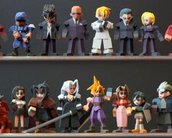 Veja personagens de FF VII com detalhes poligonais feitos em impressora 3D