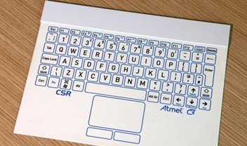 Teclado Bluetooth da CSR é tão fino quanto papel [vídeo]