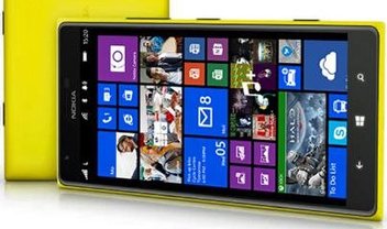 Vaza imagem do phablet Nokia Lumia 1520