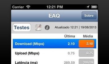 TecMundo: Teste de Velocidade de Internet