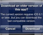 Versões antigas do iOS agora podem baixar versões compatíveis de apps