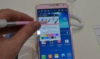 Galaxy Note 3 pode ganhar versão com tela flexível