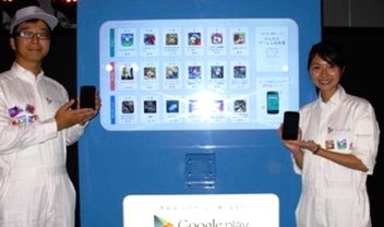 Google lança vending machines de apps para Android no Japão