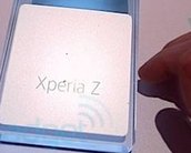 Sony Xperia Z é visto nos corredores da CES 2013