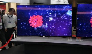 Novas TVs OLED 3D da LG vêm até com formato curvo