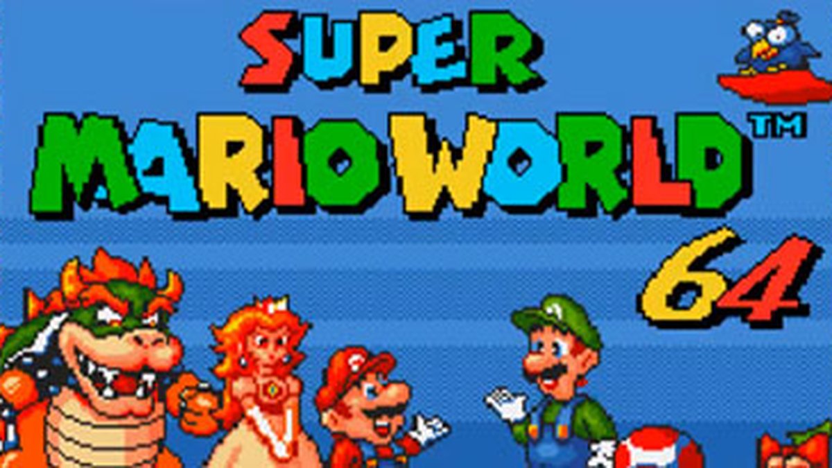 Super Mario World para Mega Drive  Mundo super mario, Super mario