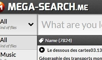 Mega-Search: o buscador de arquivos piratas do Mega