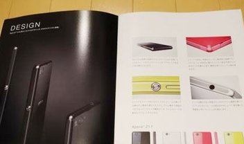 Revista de operadora japonesa mostra imagens da versão mini do Xperia Z1