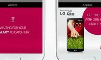 LG ataca smartphones concorrentes do LG G2 em comerciais