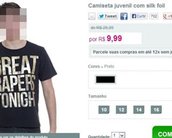 Faltou usar o Google Tradutor: loja vende camiseta com mensagem criminosa