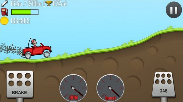 Hill Climb Racing.