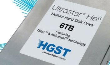 Western Digital apresenta modelo de disco rígido com gás hélio