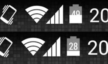 Android KitKat tem opção de mostrar porcentagem de bateria restante