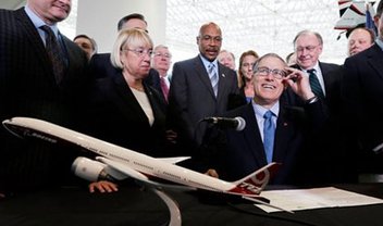 777x: novo modelo da Boeing que tem asas dobráveis