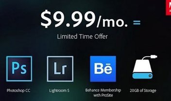 Agora, todos os estadunidenses podem pagar US$ 10 por produtos Adobe