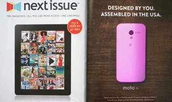 Publicidade: revista usa LEDs para mudar a cor do Moto X