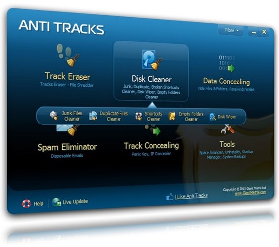 Anti Tracks Free Edition.