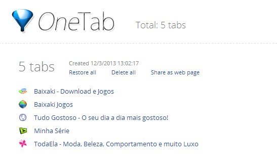 OneTab.