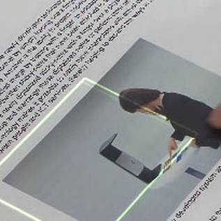 Imagem de Fujitsu transforma livro comum em interface touchscreen