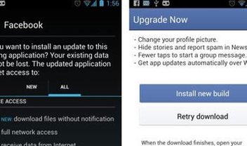 Google acaba com o novo sistema de atualização do Facebook no Android