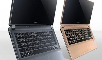 Ultrabooks Aspire V5 e V7 da Acer estão mais finos e potentes