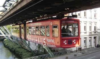 Conheça o monotrilho de Wuppertal, o primeiro trem suspenso do mundo