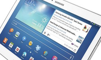 Samsung Galaxy Tab 3 de 10 polegadas tem processador Intel Atom