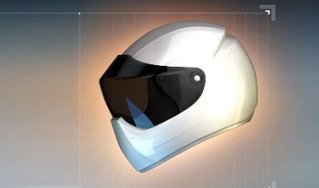 Conceito de capacete de motociclista tem mapa no visor e comandos de voz