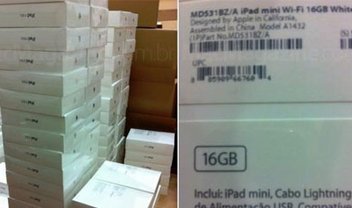 Parte dos iPads mini a serem vendidos no Brasil veio da China