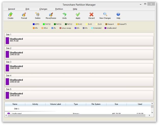 Tenorshare Partition Magic.