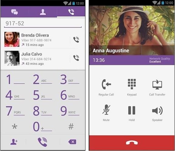 O Viber possui uma bela interface