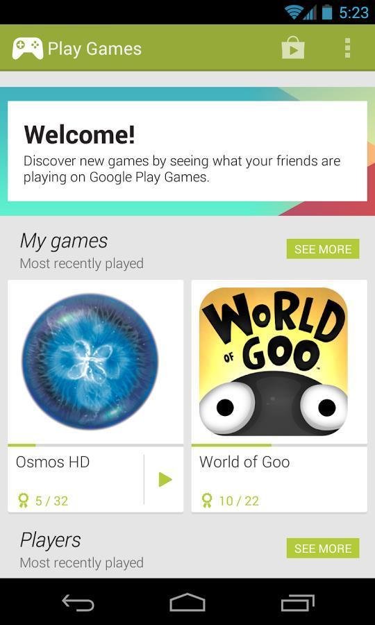 Melhor forma de sugestão de jogos do Google Play