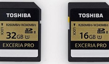 Toshiba lança cartões SD com velocidade de escrita de até 240 MB/s