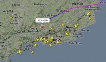 Confira o voo do Papa em tempo real com o Flightradar24