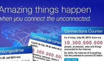 Cisco lança contador de número de conexões à internet