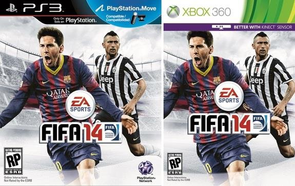 jogo ps3 Fifa 13 capa Messi