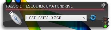 Selecionando a unidade