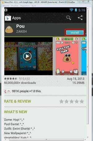 GAMEPLAY ANDROID - POU O SEU BICHINHO VIRTUAL - SAMSUNG GALAXY TAB