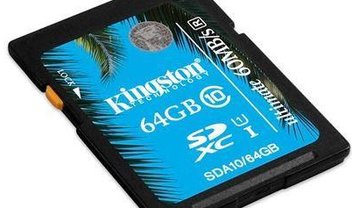 Kingstom lança cartões SD de 64 GB para gravações em FullHD