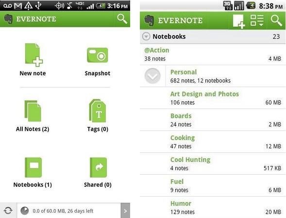 O famoso Evernote