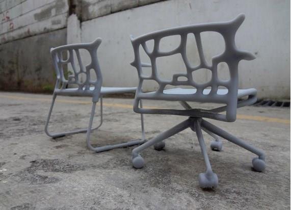 Cadeira criada por impressão 3D
