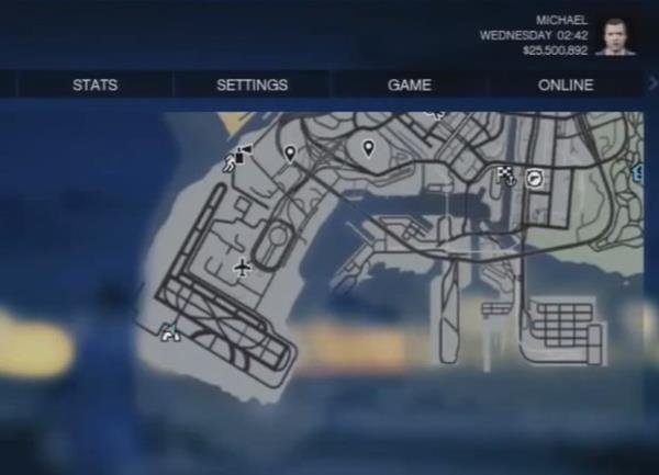 Mapa Aeroporto do GTA V - GTA 5